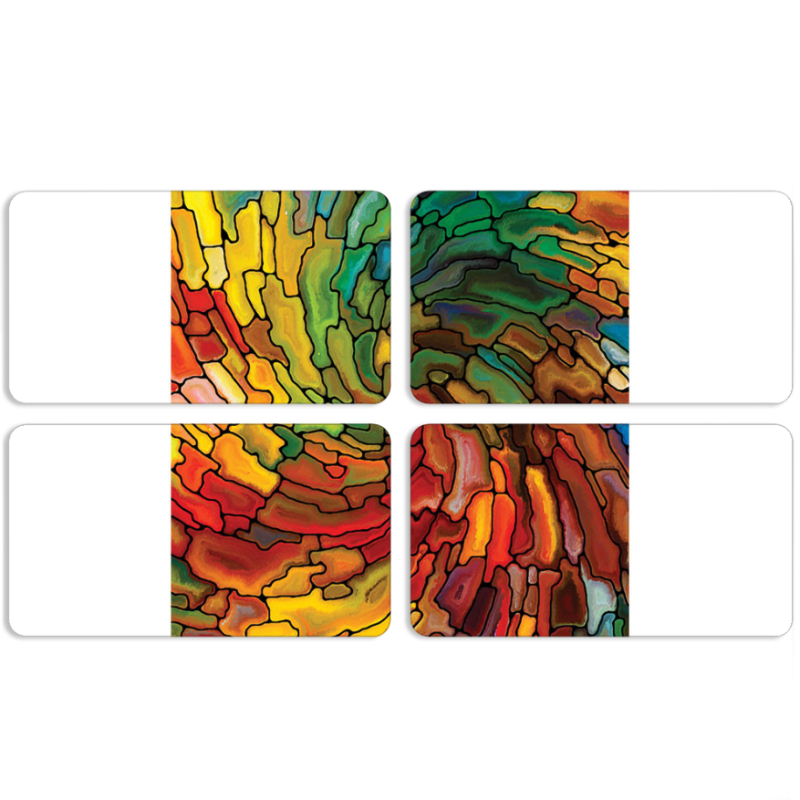 Магнитные фотопазлы 90 на 50 набор 4 штуки 