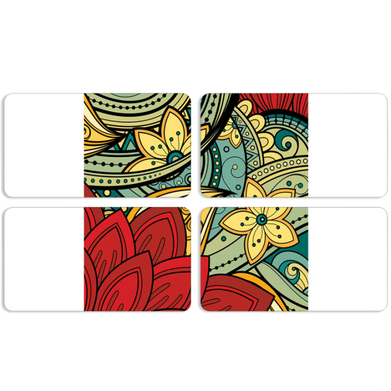 Магнитные фотопазлы 90 на 50 набор 4 штуки 