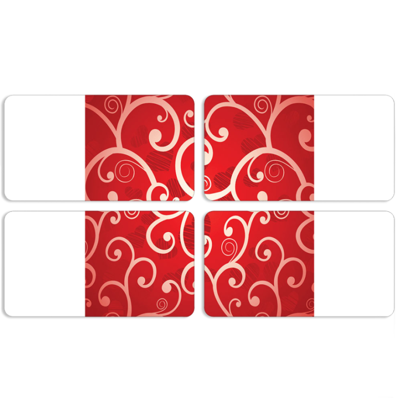 Магнитные фотопазлы 90 на 50 набор 4 штуки 