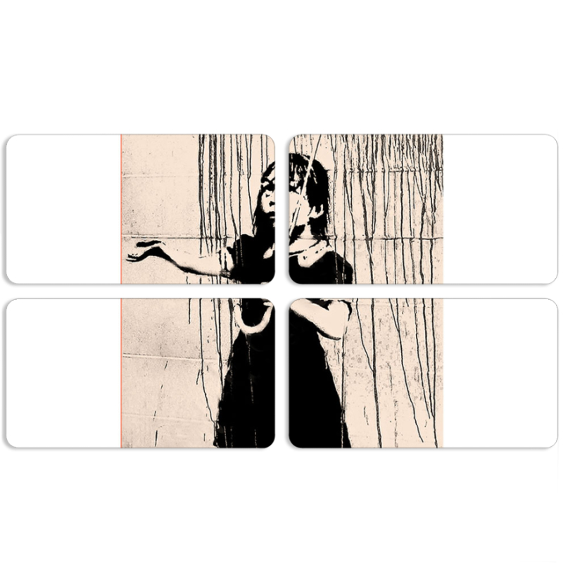 Магнитные фотопазлы 90 на 50 набор 4 штуки 