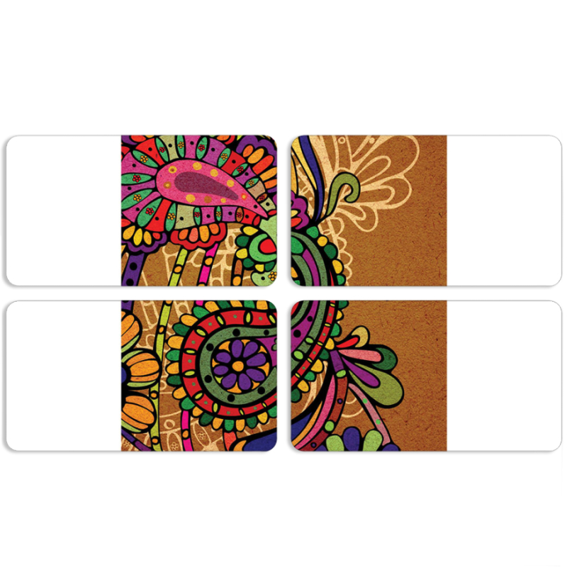 Магнитные фотопазлы 90 на 50 набор 4 штуки 