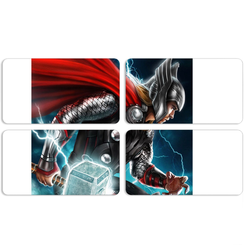 Магнитные фотопазлы 90 на 50 набор 4 штуки 