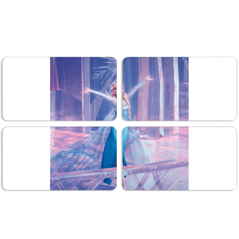 Магнитные фотопазлы 90 на 50 набор 4 штуки 