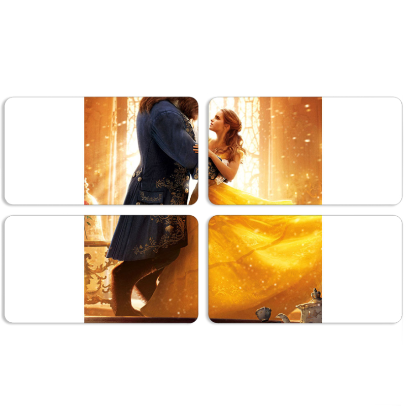 Магнитные фотопазлы 90 на 50 набор 4 штуки 