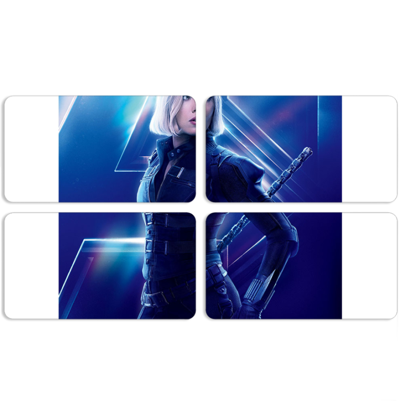 Магнитные фотопазлы 90 на 50 набор 4 штуки 