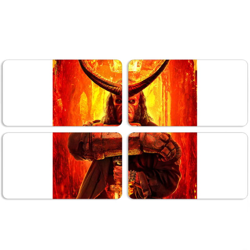 Магнитные фотопазлы 90 на 50 набор 4 штуки 