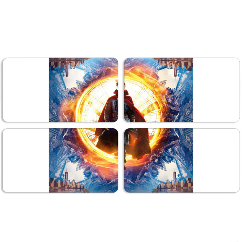 Магнитные фотопазлы 90 на 50 набор 4 штуки 