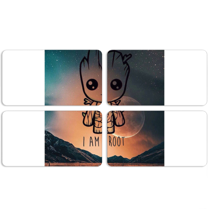 Магнитные фотопазлы 90 на 50 набор 4 штуки 