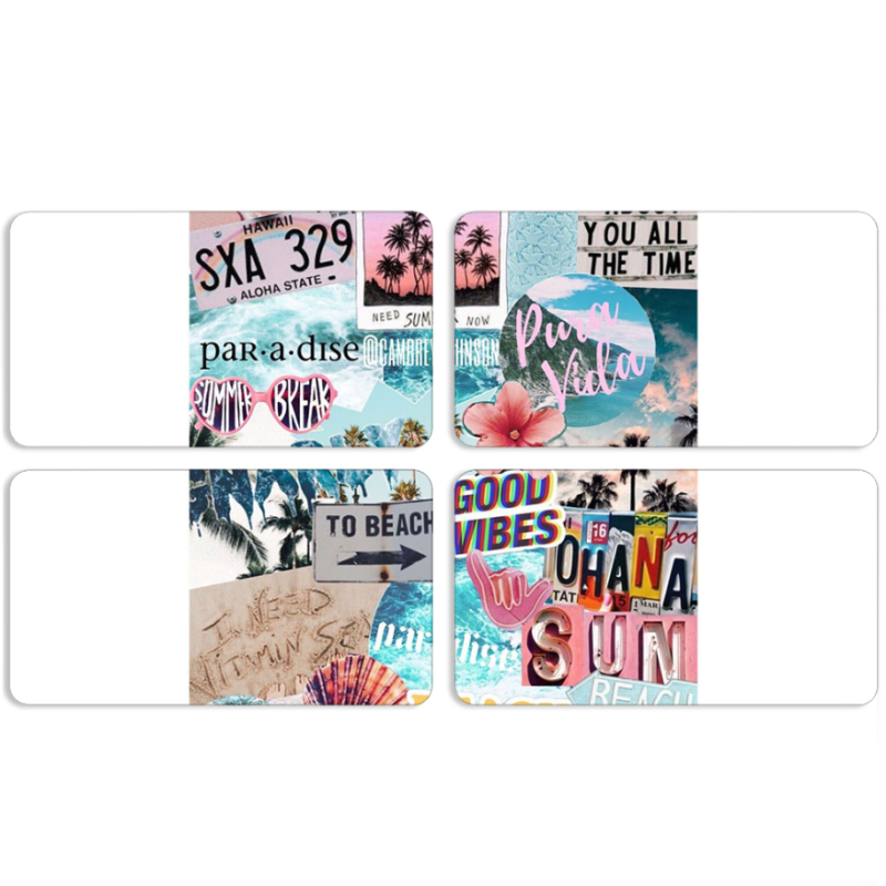 Магнитные фотопазлы 90 на 50 набор 4 штуки 