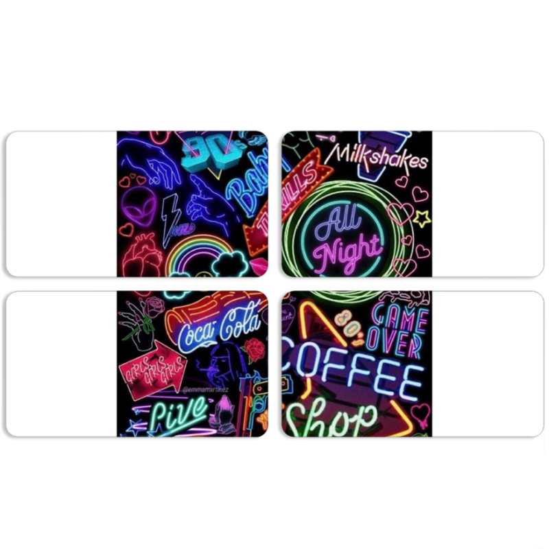 Магнитные фотопазлы 90 на 50 набор 4 штуки 