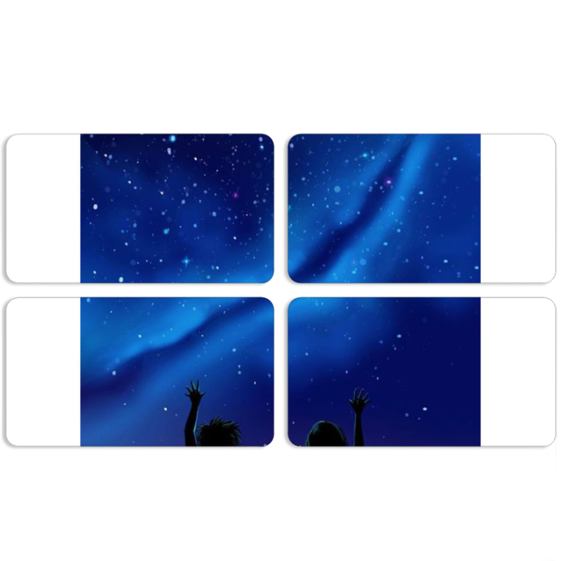 Магнитные фотопазлы 90 на 50 набор 4 штуки 