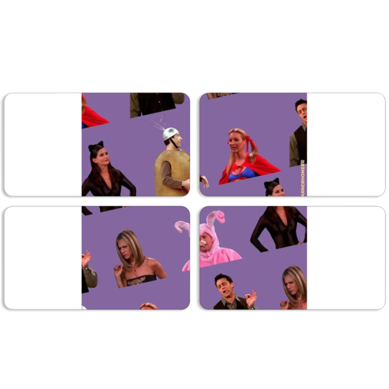 Магнитные фотопазлы 90 на 50 набор 4 штуки 