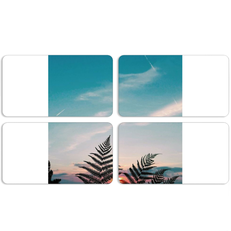 Магнитные фотопазлы 90 на 50 набор 4 штуки 