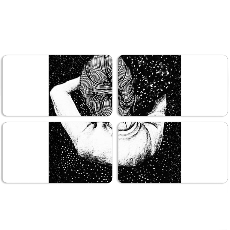 Магнитные фотопазлы 90 на 50 набор 4 штуки Hugging Stars