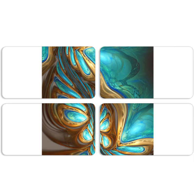 Магнитные фотопазлы 90 на 50 набор 4 штуки 