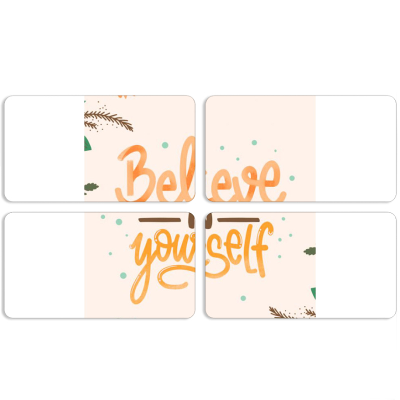 Магнитные фотопазлы 90 на 50 набор 4 штуки 