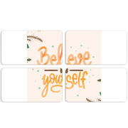 Магнитные фотопазлы 90 на 50 набор 4 штуки 