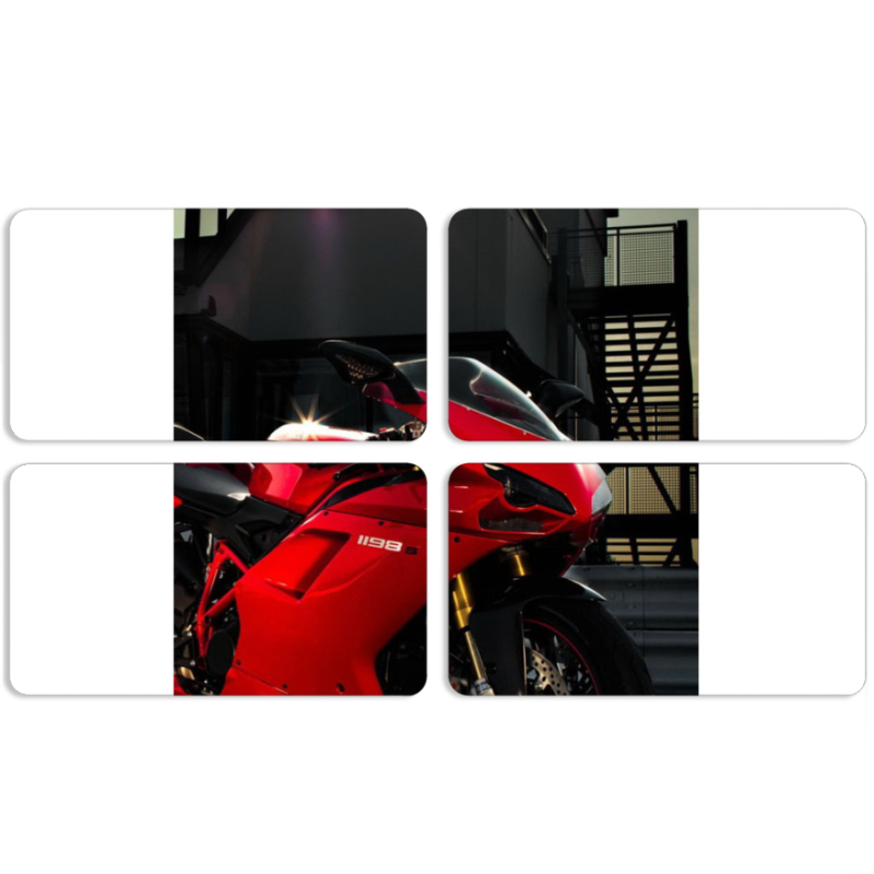 Магнитные фотопазлы 90 на 50 набор 4 штуки 