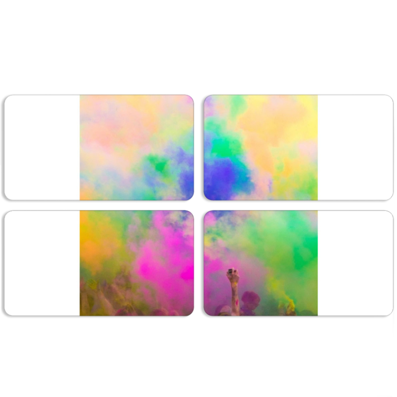 Магнитные фотопазлы 90 на 50 набор 4 штуки 