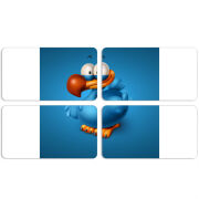 Магнитные фотопазлы 90 на 50 набор 4 штуки 