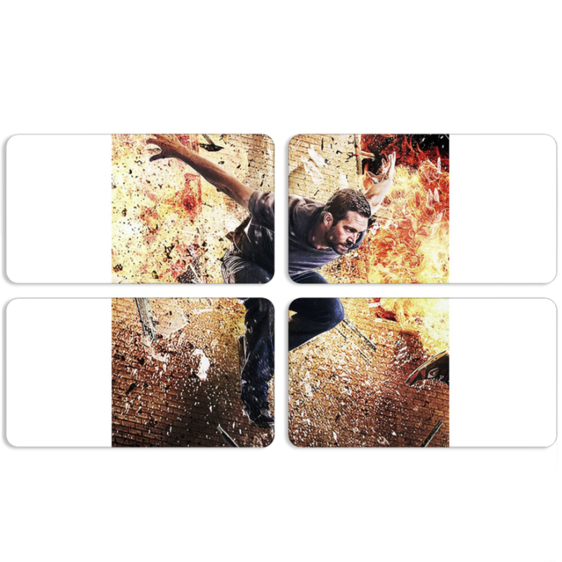 Магнитные фотопазлы 90 на 50 набор 4 штуки 