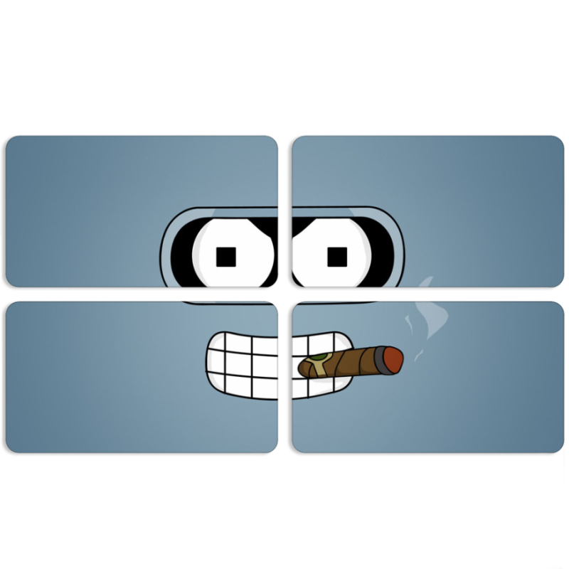 Магнитные фотопазлы 90 на 50 набор 4 штуки 