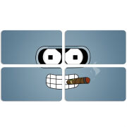 Магнитные фотопазлы 90 на 50 набор 4 штуки 