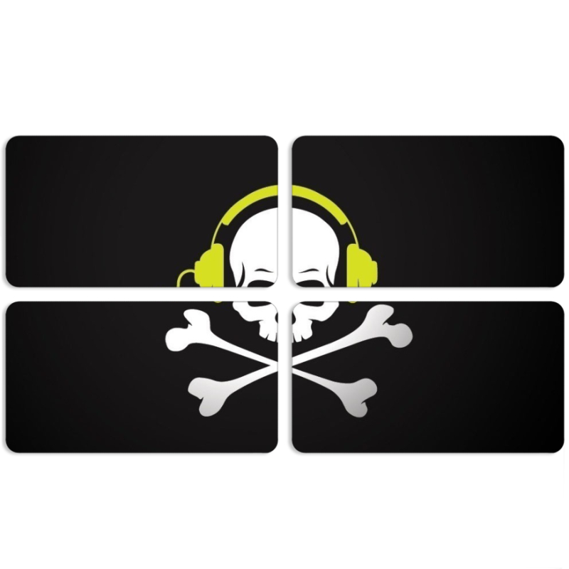 Магнитные фотопазлы 90 на 50 набор 4 штуки 