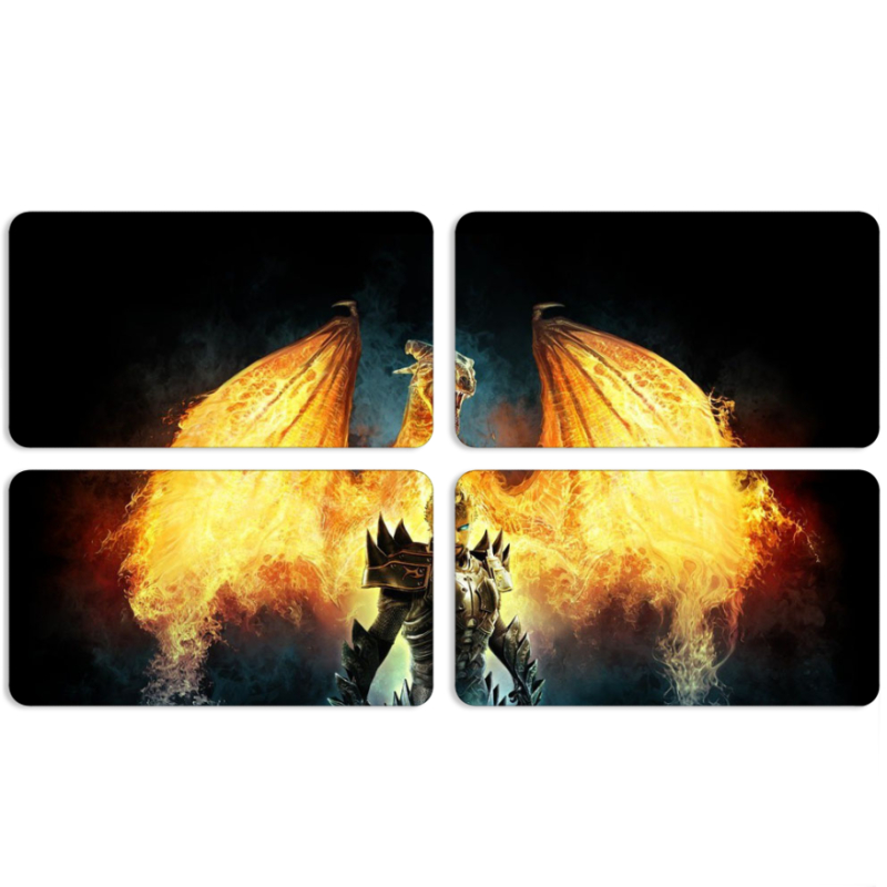 Магнитные фотопазлы 90 на 50 набор 4 штуки 