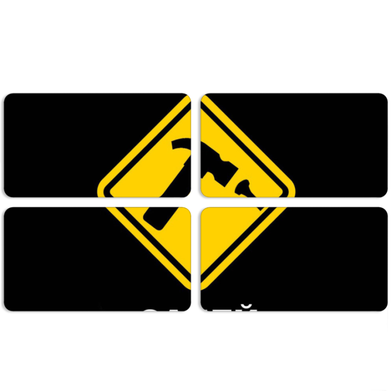 Магнитные фотопазлы 90 на 50 набор 4 штуки 