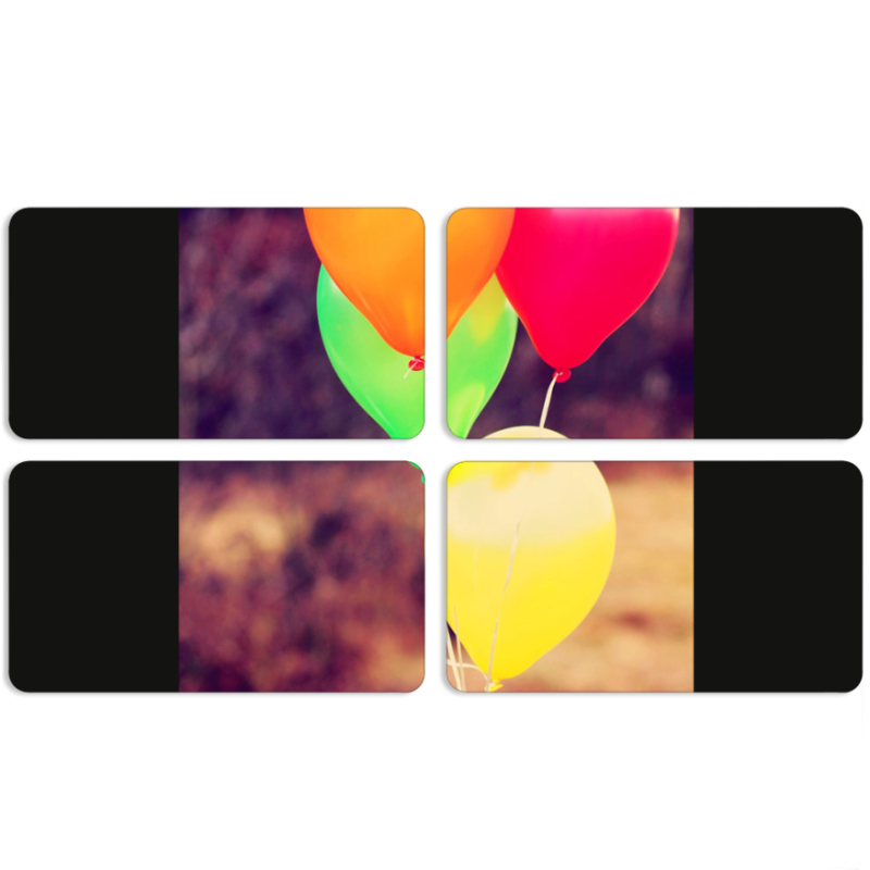 Магнитные фотопазлы 90 на 50 набор 4 штуки 