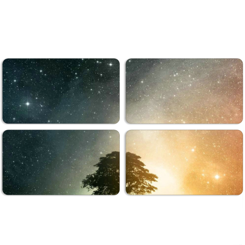 Магнитные фотопазлы 90 на 50 набор 4 штуки 