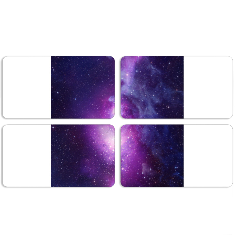 Магнитные фотопазлы 90 на 50 набор 4 штуки 