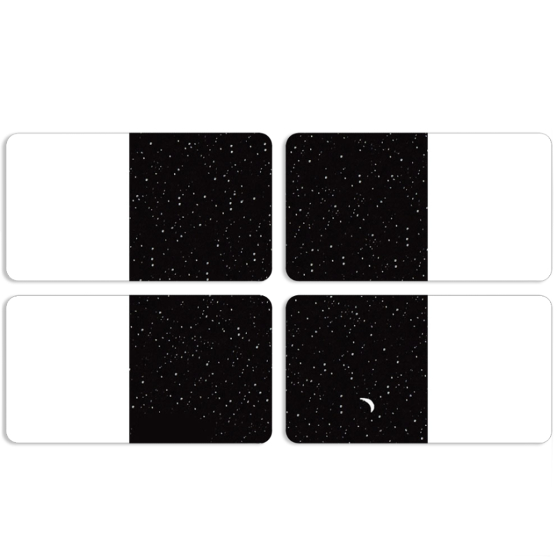 Магнитные фотопазлы 90 на 50 набор 4 штуки 