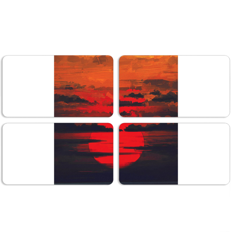 Магнитные фотопазлы 90 на 50 набор 4 штуки Calm Before the Storm