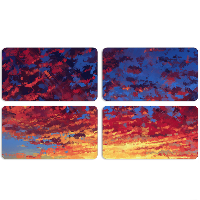 Магнитные фотопазлы 90 на 50 набор 4 штуки Draw Breath