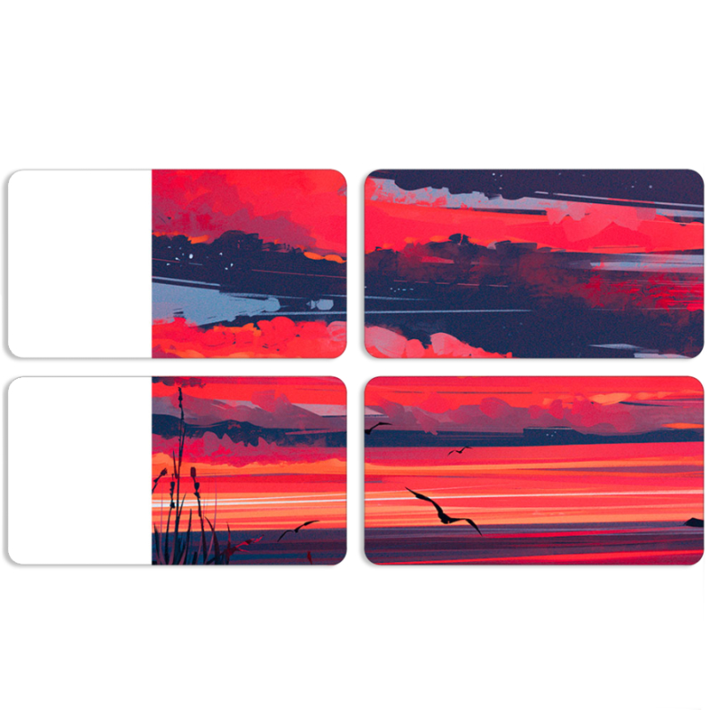 Магнитные фотопазлы 90 на 50 набор 4 штуки Heaven a