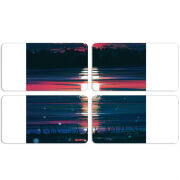 Магнитные фотопазлы 90 на 50 набор 4 штуки Midnight