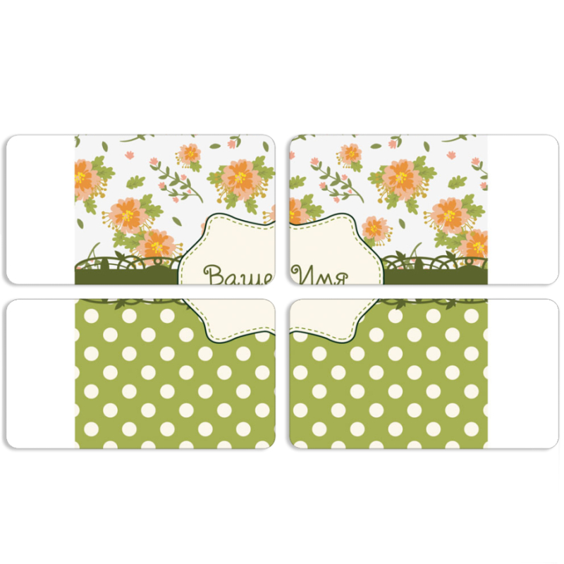 Магнитные фотопазлы 90 на 50 набор 4 штуки 