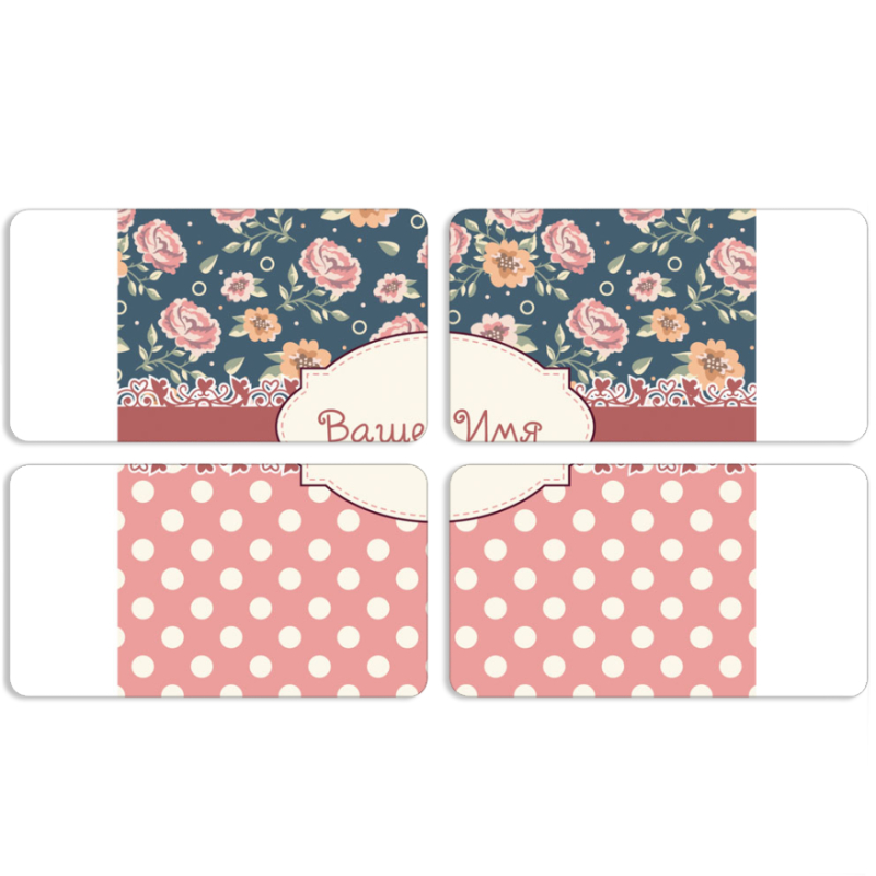 Магнитные фотопазлы 90 на 50 набор 4 штуки 