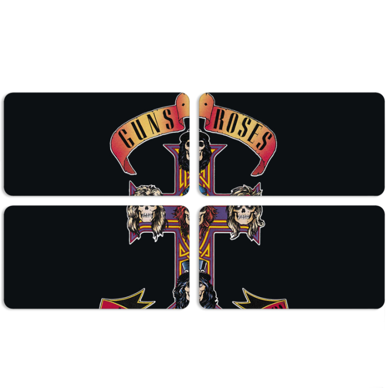 Магнитные фотопазлы 90 на 50 набор 4 штуки 