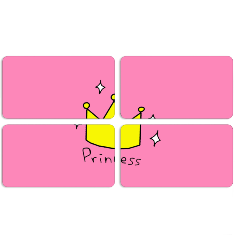 Магнитные фотопазлы 90 на 50 набор 4 штуки 