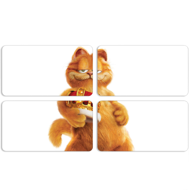 Магнитные фотопазлы 90 на 50 набор 4 штуки 