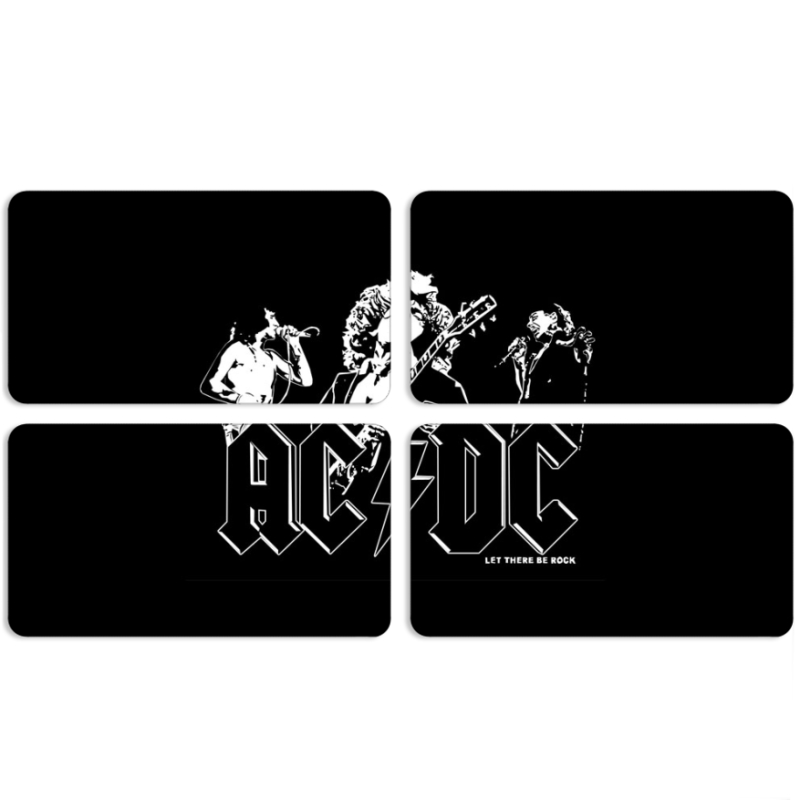 Магнитные фотопазлы 90 на 50 набор 4 штуки 