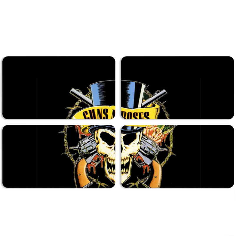 Магнитные фотопазлы 90 на 50 набор 4 штуки 