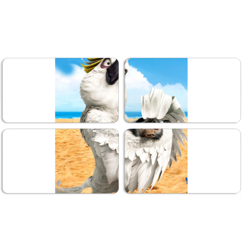 Магнитные фотопазлы 90 на 50 набор 4 штуки 