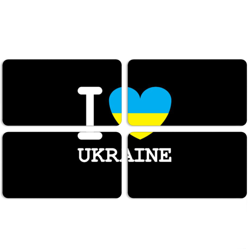 Магнитные фотопазлы 90 на 50 набор 4 штуки 