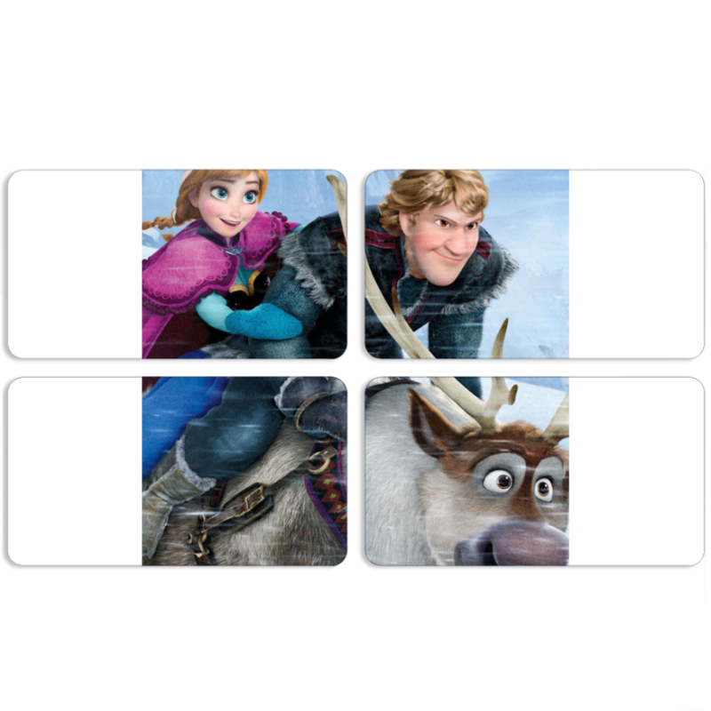 Магнитные фотопазлы 90 на 50 набор 4 штуки 