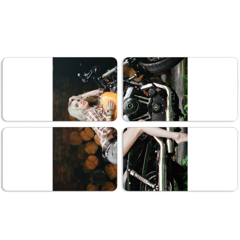 Магнитные фотопазлы 90 на 50 набор 4 штуки 