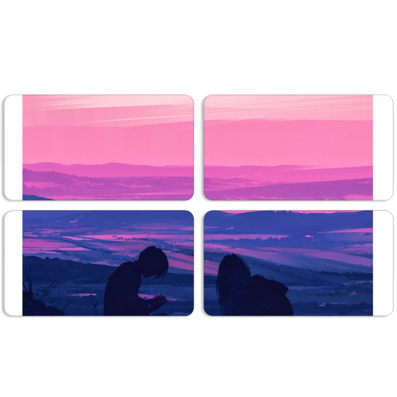 Магнитные фотопазлы 90 на 50 набор 4 штуки Top of the World